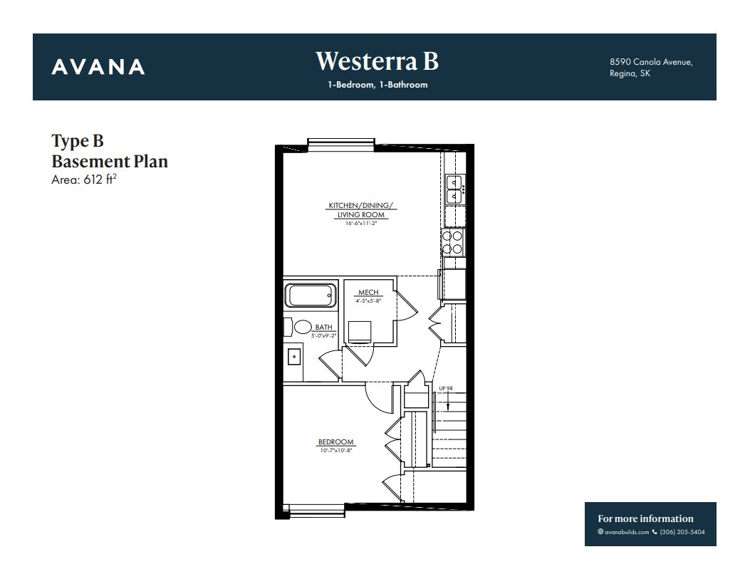 Westerra B - 1br - Floor plan B